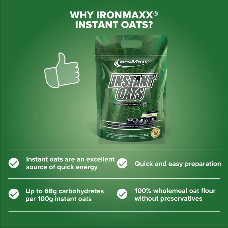 Instant Oats (2000g) - Nuss