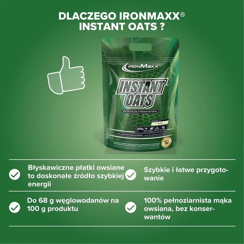 Instant Oats (2000g) - Nuss
