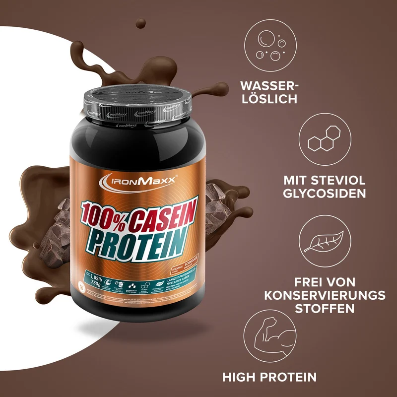 100% Casein Protein (750g) - Schokolade