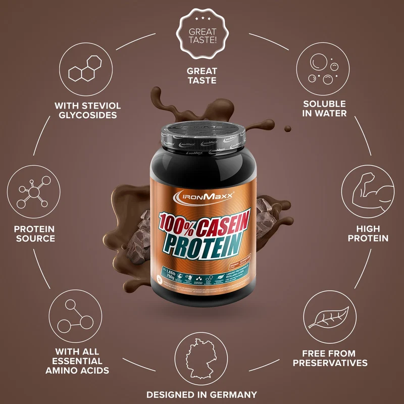 100% Casein Protein (750g) - Schokolade