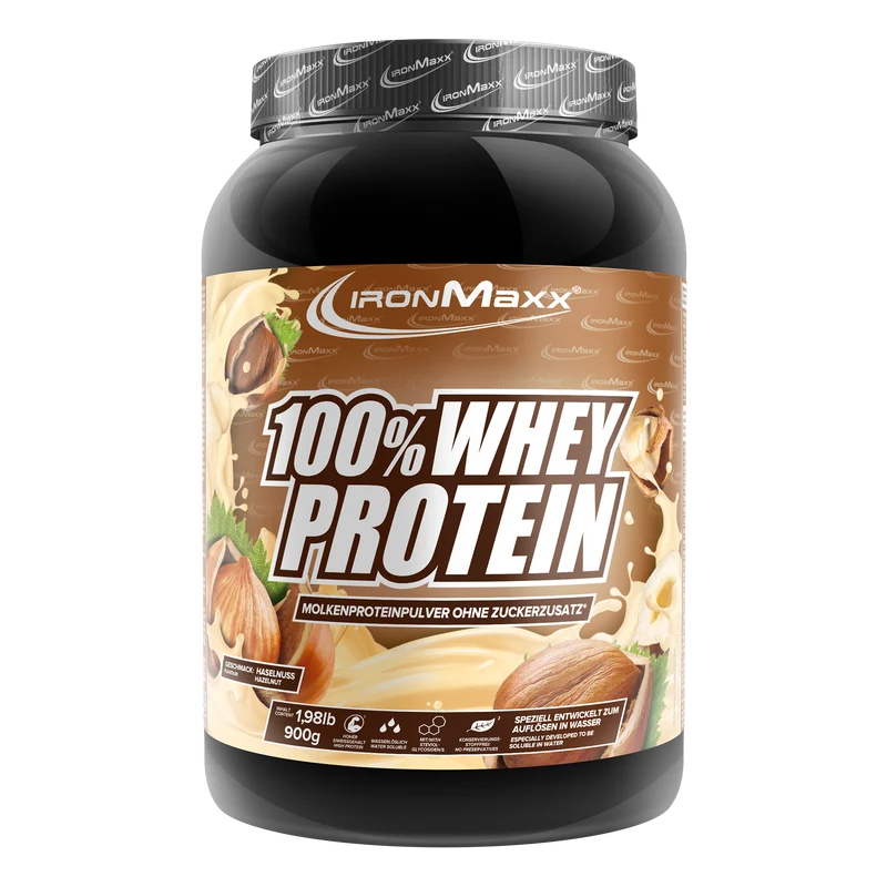 100% Whey Protein (900g) - Haselnuss