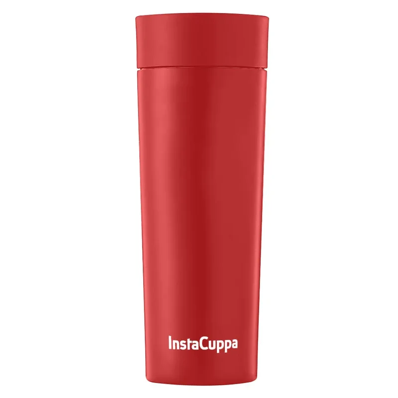 InstaCuppa Thermos Travel Mug for Coffee, Tea - Double Walled Steel Flask, Vacuum Insulated, Leak Proof, Premium Matte Finish