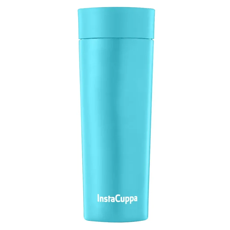 InstaCuppa Thermos Travel Mug for Coffee, Tea - Double Walled Steel Flask, Vacuum Insulated, Leak Proof, Premium Matte Finish