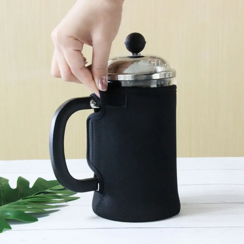 InstaCuppa French Press Neoprene Sleeve Add On for Protection & Insulation, Compatible with Any 600 ML Coffee Press Model