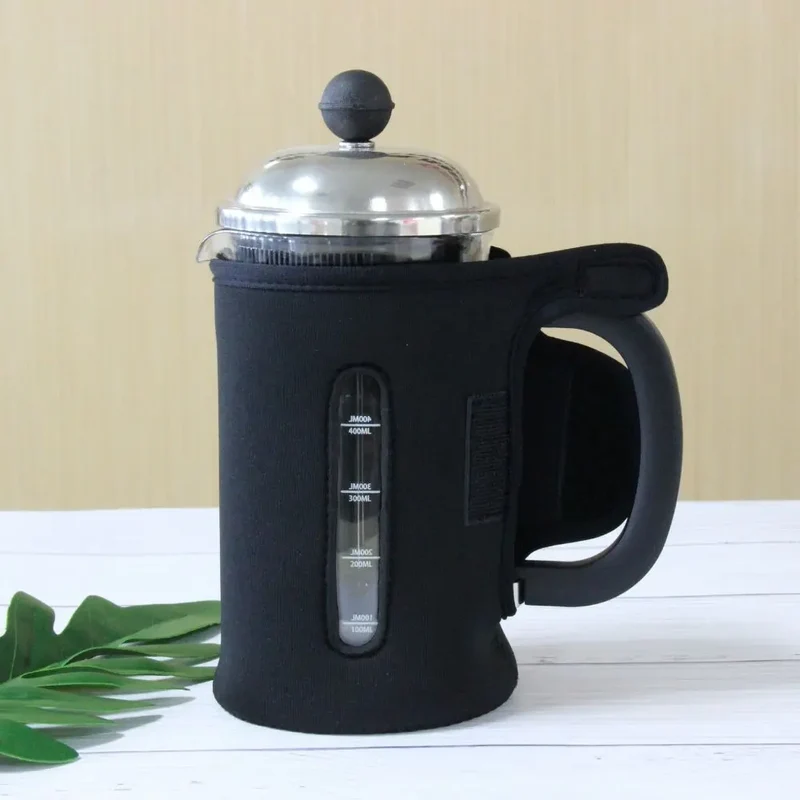 InstaCuppa French Press Neoprene Sleeve Add On for Protection & Insulation, Compatible with Any 600 ML Coffee Press Model