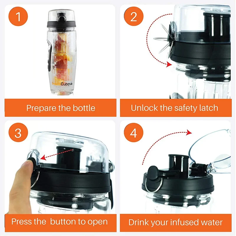 InstaCuppa Infuser Bottle Spare And Replacement Lid - Accessory