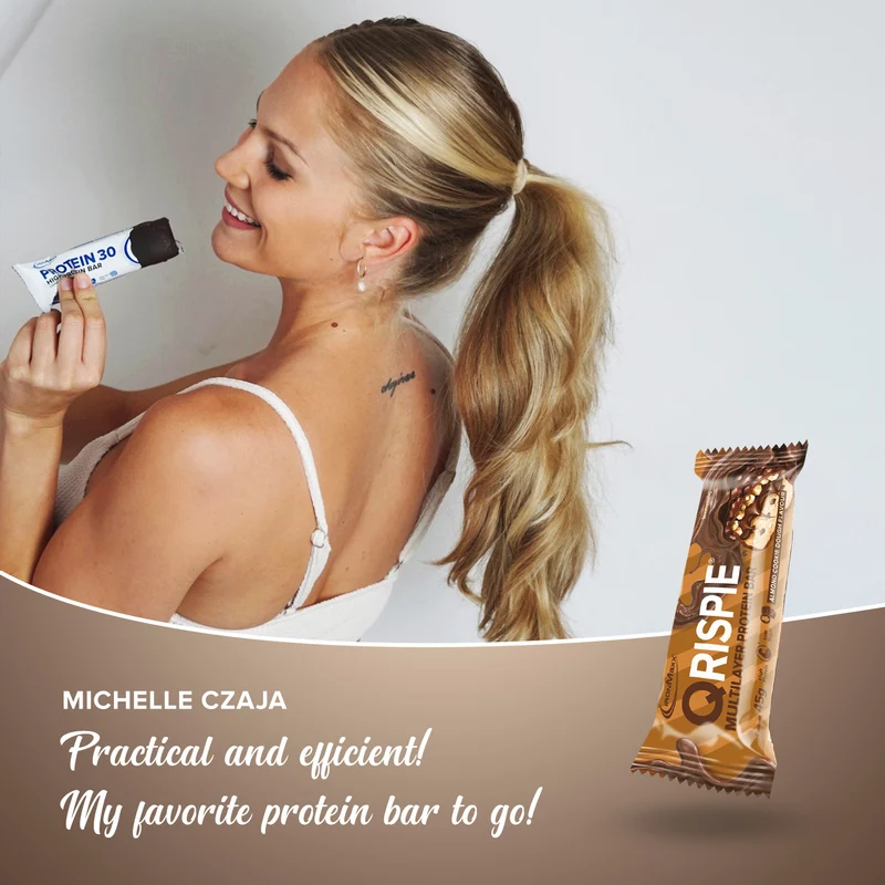 Qrispie Protein Riegel (16x45g) - Almond Cookie Dough