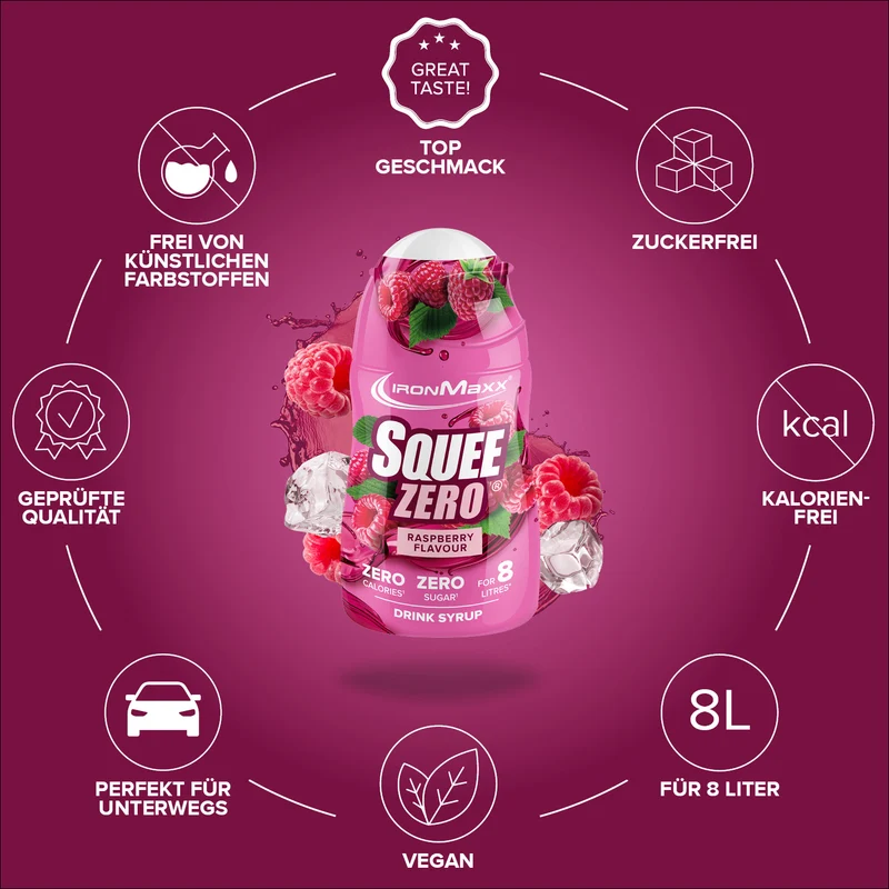 SqueeZero (65ml) - Raspberry
