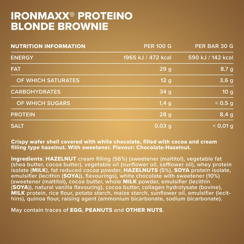Proteino (12x30g) - Blondie Brownie