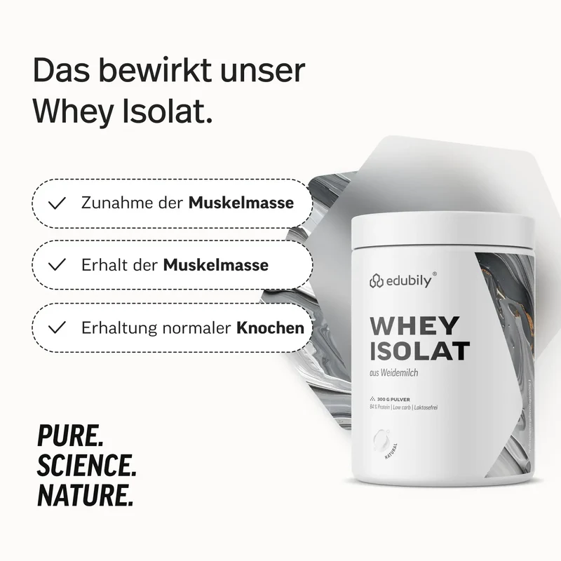 Whey-Isolat Pulver aus Weidemilch