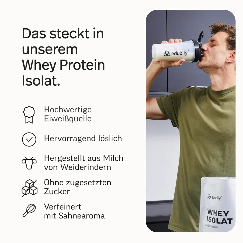 Whey-Isolat Pulver aus Weidemilch