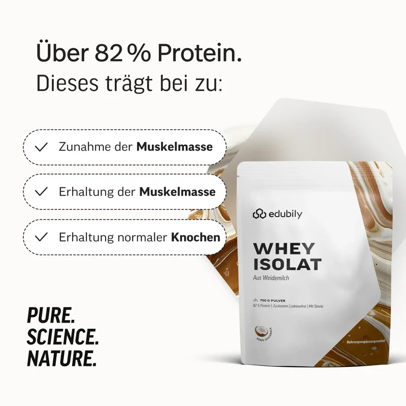 Whey-Isolat Pulver aus Weidemilch