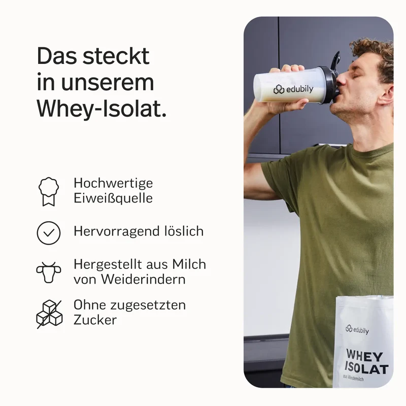 Whey-Isolat Pulver aus Weidemilch
