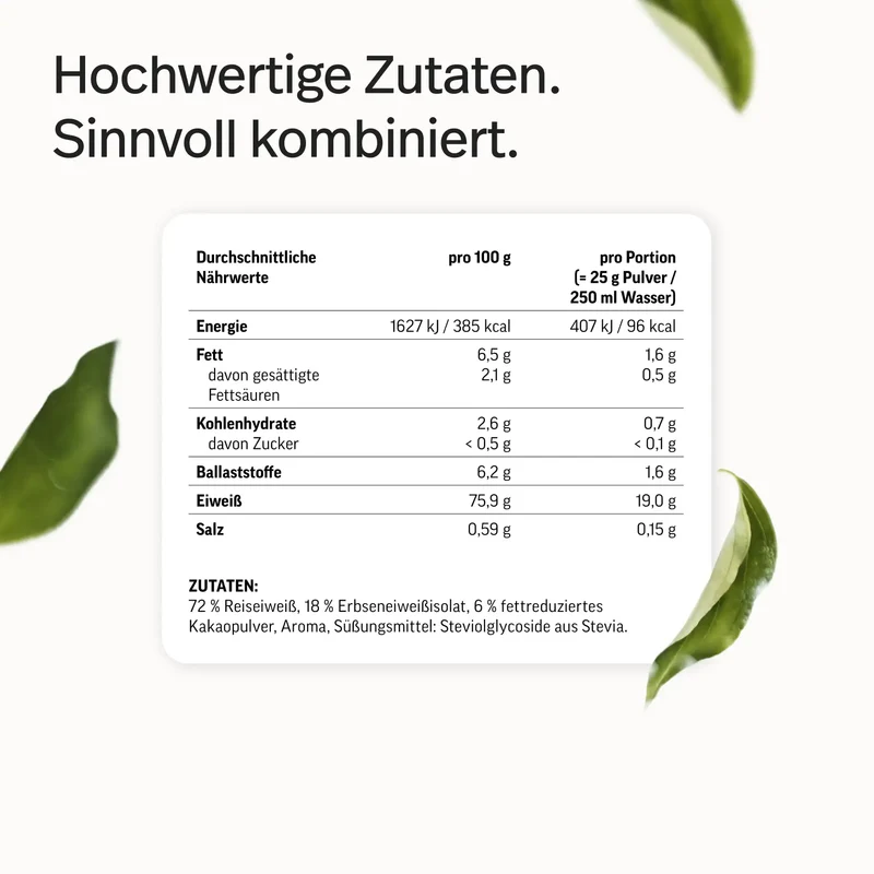 Veganes Proteinpulver