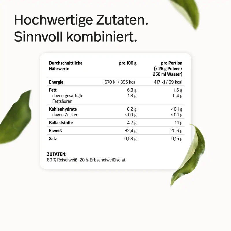 Veganes Proteinpulver