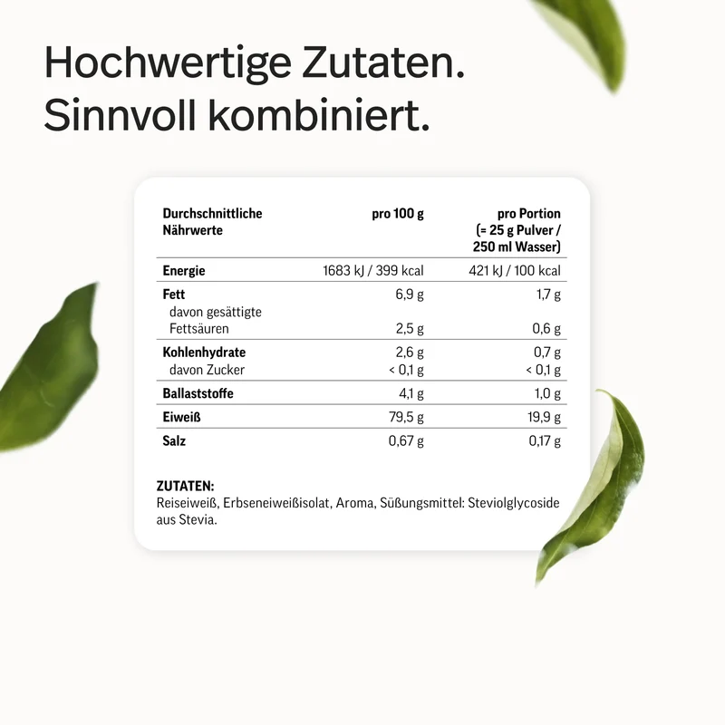Veganes Proteinpulver