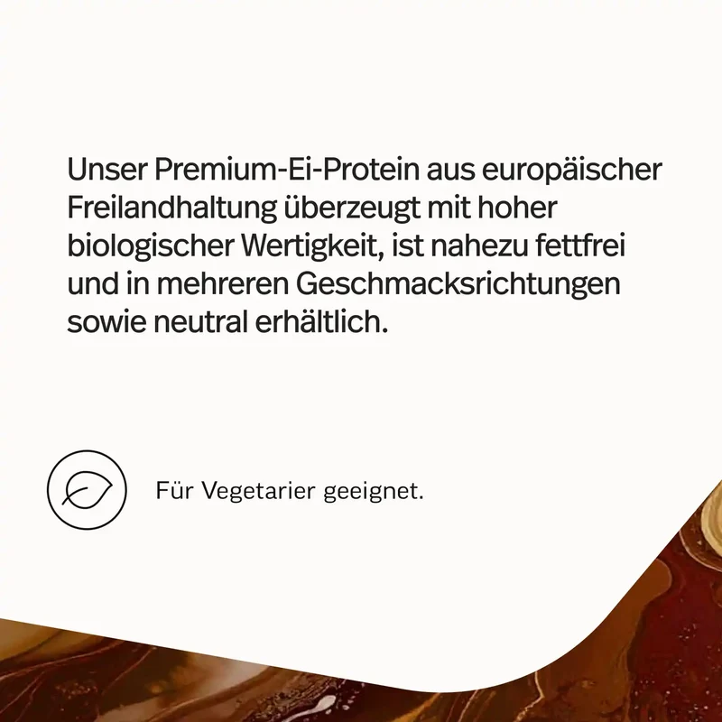 Ei-Protein Pulver aus Freilandhaltung