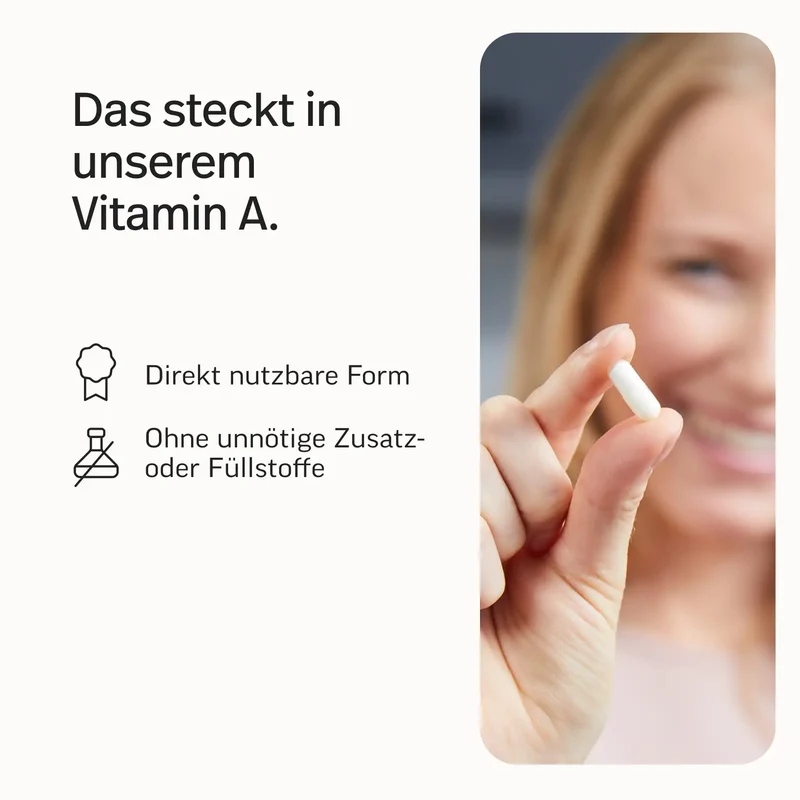 Vitamin A als reines Retinol