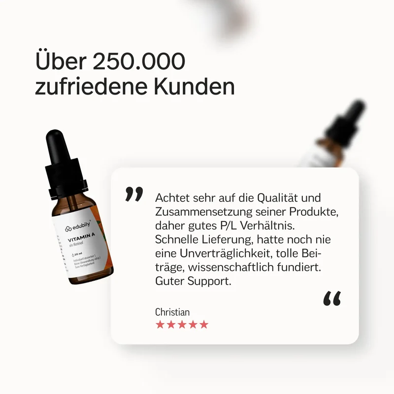 Vitamin A als reines Retinol