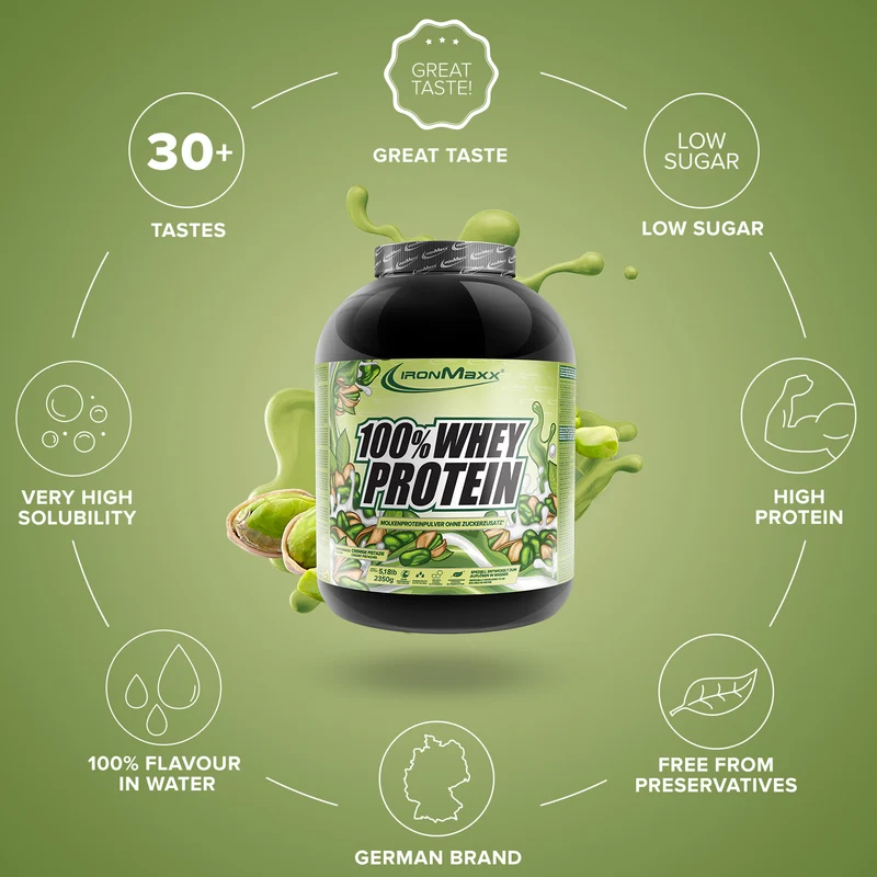 100% Whey Protein (2350g) - Creamy Pistazie
