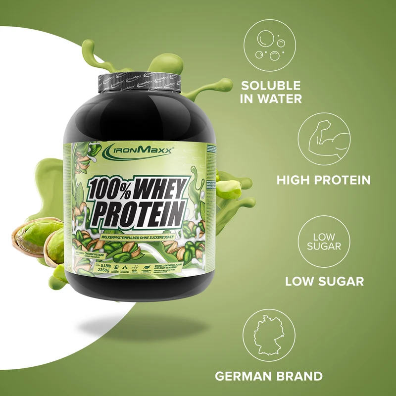 100% Whey Protein (2350g) - Creamy Pistazie