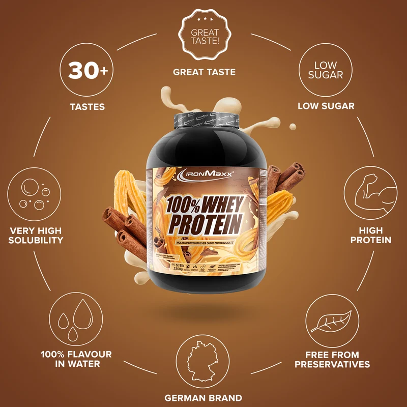 100% Whey Protein (2350g) - Cinnamon Churro