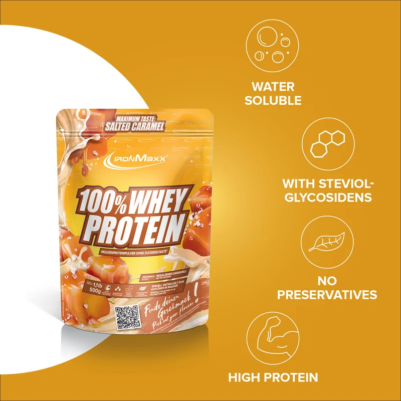 100% Whey Protein (500g) - Salted Caramel