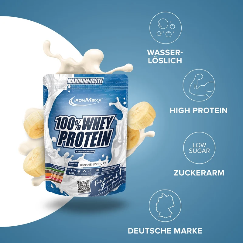 100% Whey Protein (500g) - Banane Yoghurt