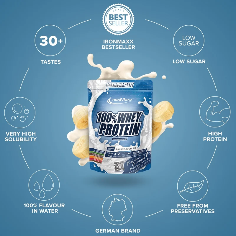 100% Whey Protein (500g) - Banane Yoghurt