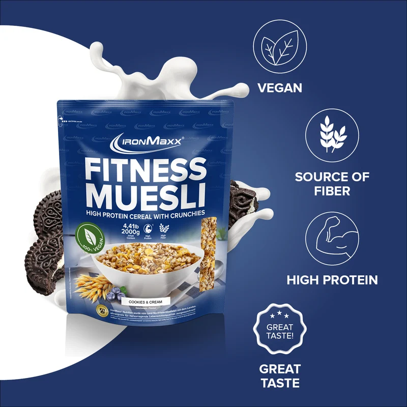 Fitness Müsli (2000g) - Cookies & Cream