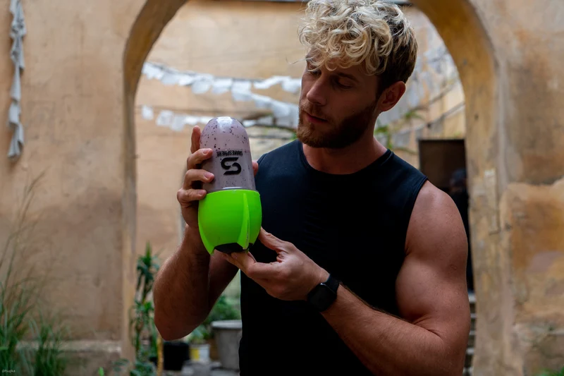 Portable Blender E-Lid Fluorescent Yellow