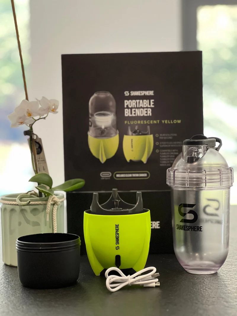 Portable Blender E-Lid Fluorescent Yellow