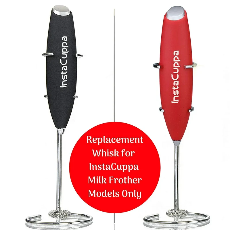 InstaCuppa Extra Replacement Whisk Pack Of 2 For Milk Frother With Stand - Accessory