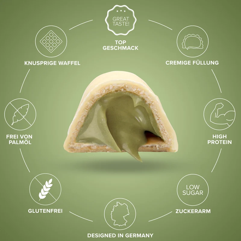 Proteino (12x30g) - White Chocolate Pistachio