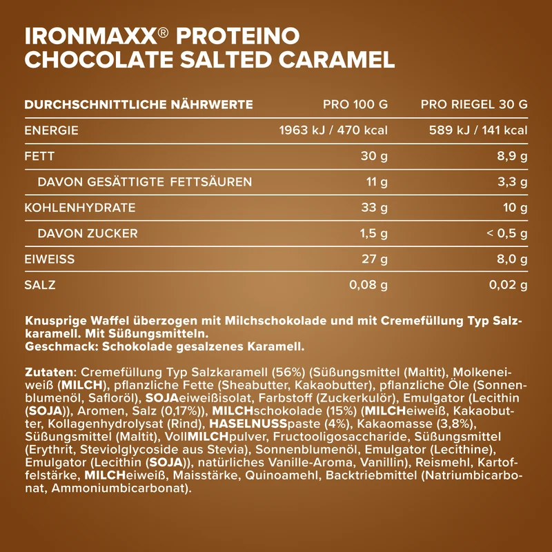 Proteino (12x30g) - Chocolate Salted Caramel