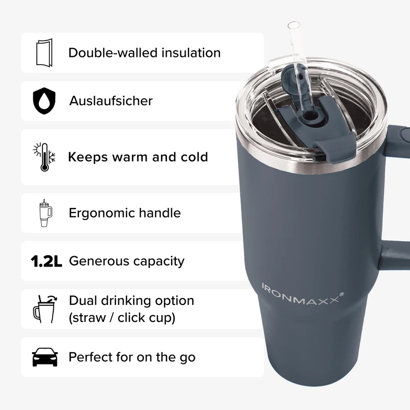 IronMaxx Cup V3.0 (1200ml) - Anthrazit