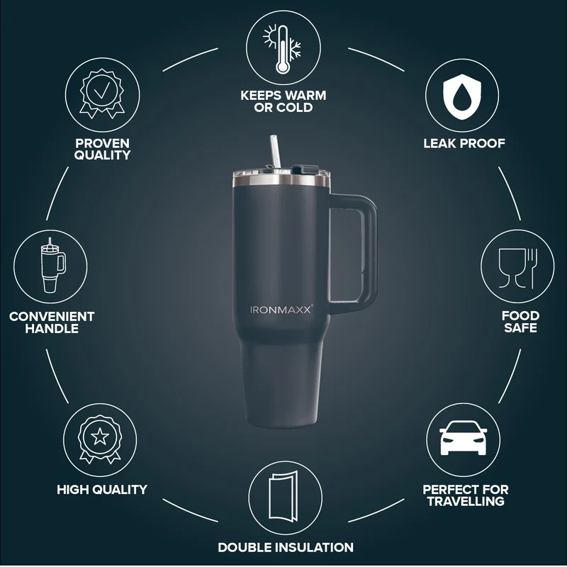 IronMaxx Cup V3.0 (1200ml) - Anthrazit
