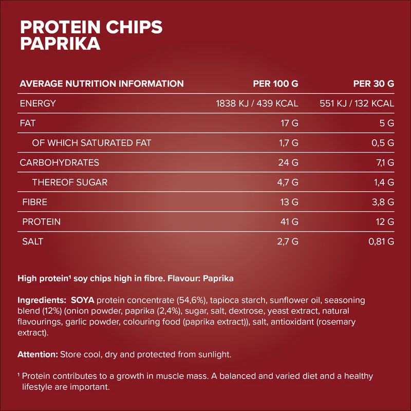 Protein Chips 3.0 (60g) - Paprika