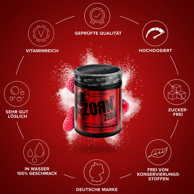 Zorn® Pulver (480g) - Himbeere