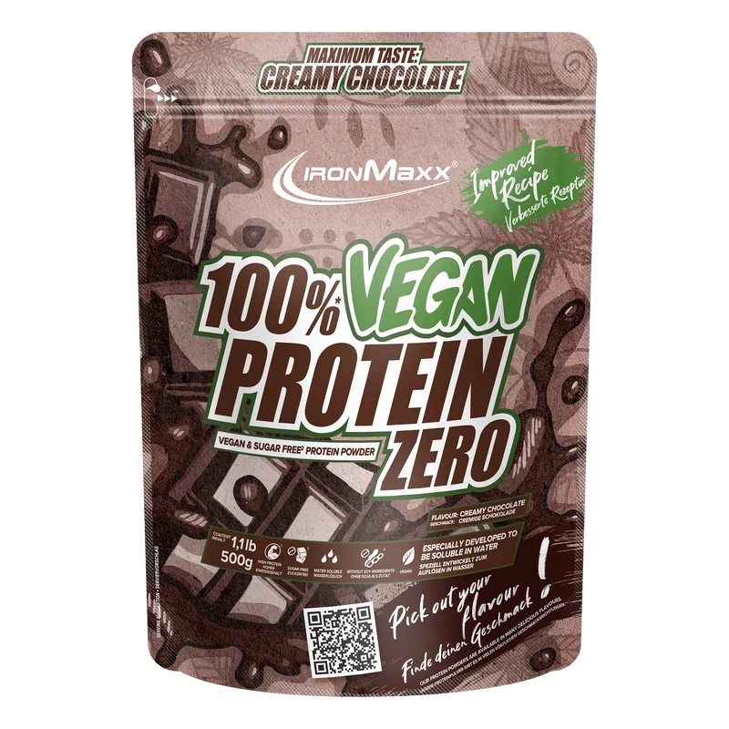 100% Vegan Protein Zero (500g) - Creamy Chocolate
