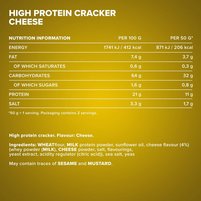 Protein Cracker (100g) - Cheese