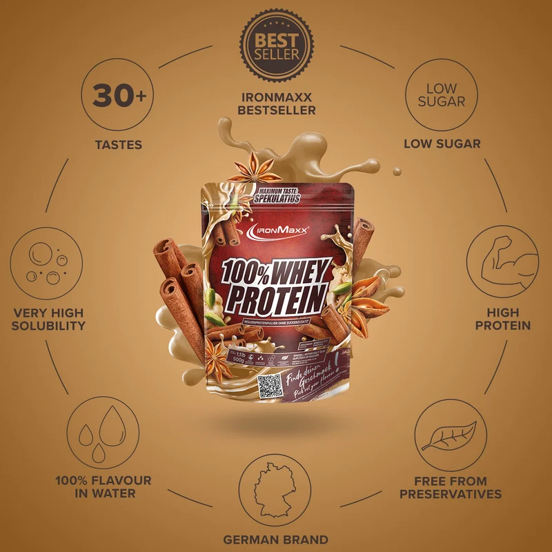 100% Whey Protein (500g) - Spekulatius