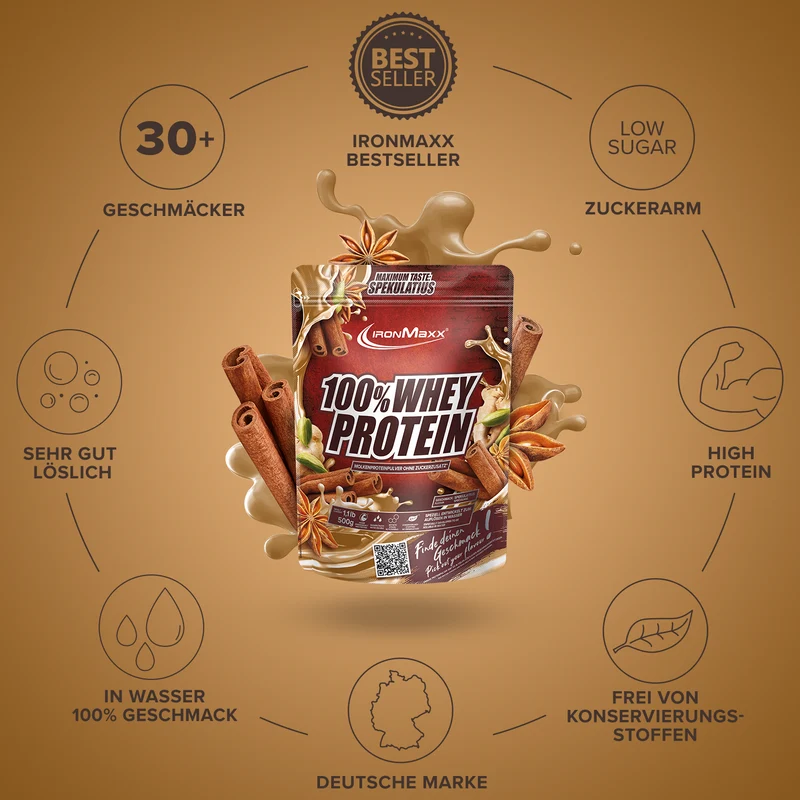 100% Whey Protein (500g) - Spekulatius