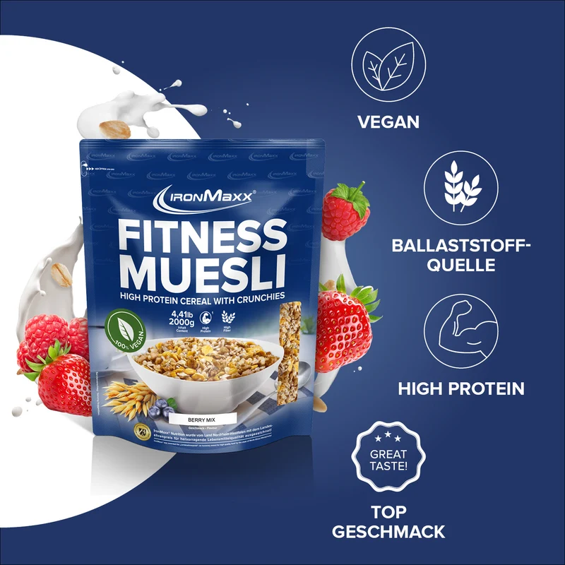 Fitness Müsli (2000g) - Berry Mix