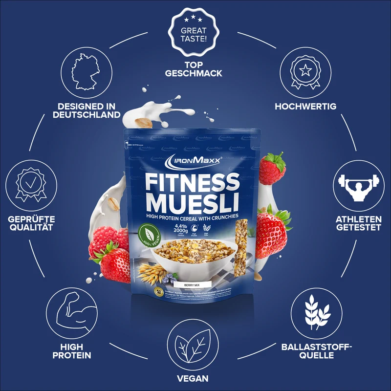 Fitness Müsli (2000g) - Berry Mix