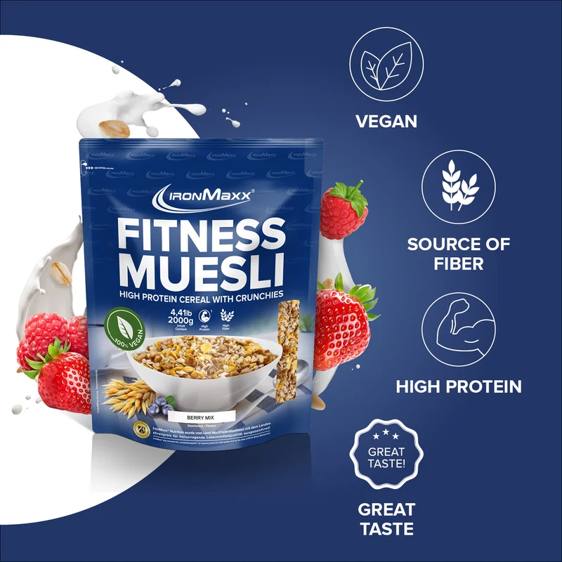Fitness Müsli (2000g) - Berry Mix