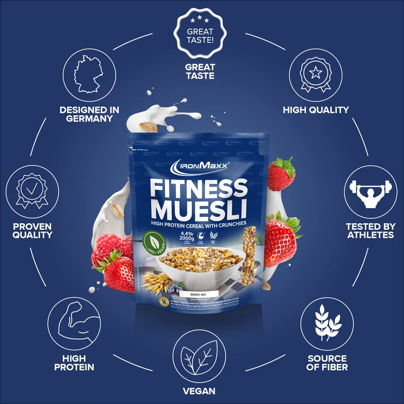 Fitness Müsli (2000g) - Berry Mix