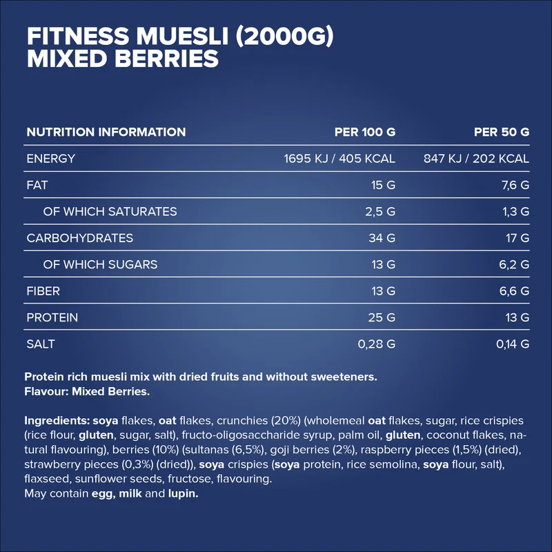 Fitness Müsli (2000g) - Berry Mix