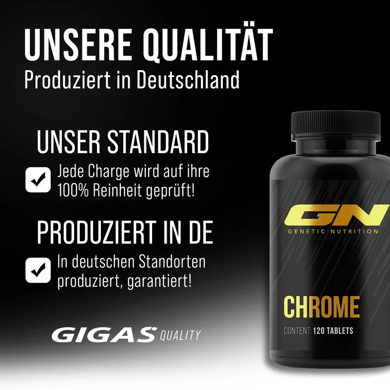 Hochdosierte Chrom Tabletten