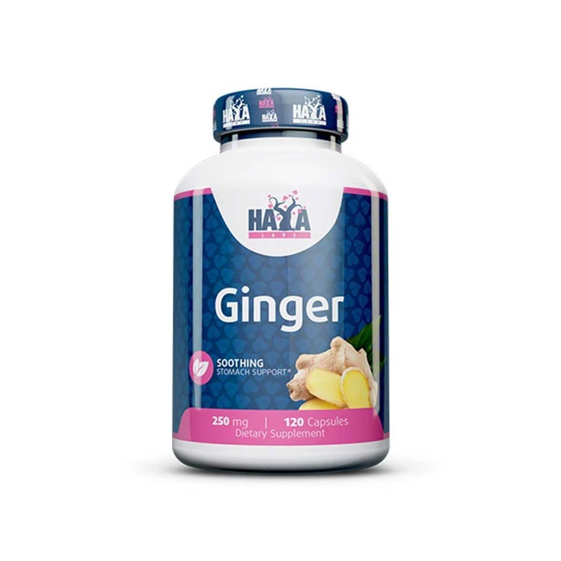 Haya Labs Ingwer 250 mg – 120 Kapseln, 5 % Gingerol
